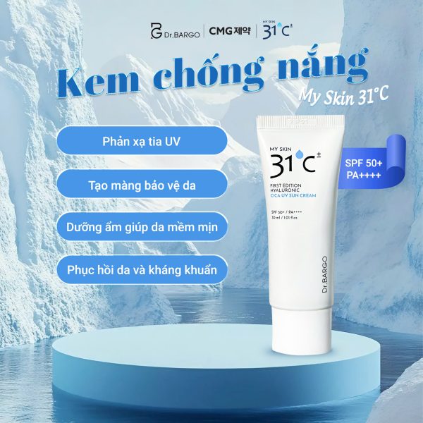 Kem chống nắng My Skin 31°C SPF50+PA++++ - Hình ảnh 7