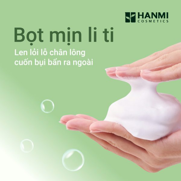 Sữa rửa mặt tạo bọt Hanmi - Hình ảnh 7