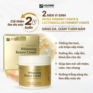 Niacinamide giúp ức chế melanin, trắng da mờ thâm nám