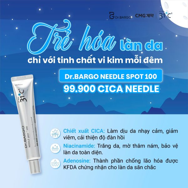 Tinh chất vi kim Needle Spot 100 Dr.BARGO - Hình ảnh 3